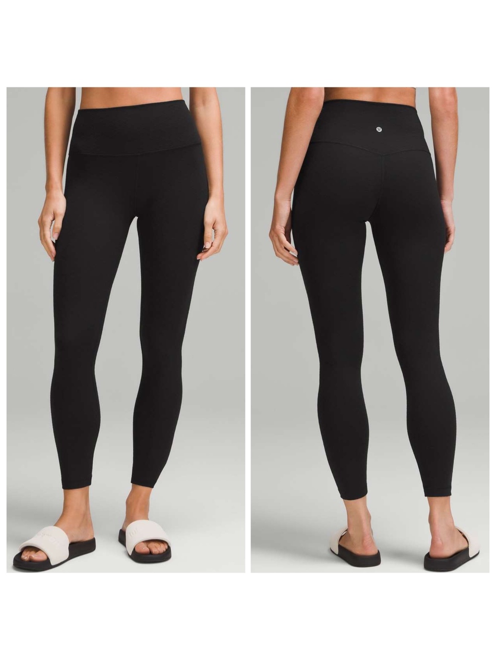 Lululemon Align High-Rise 25" Diamond Black Sz. 6
